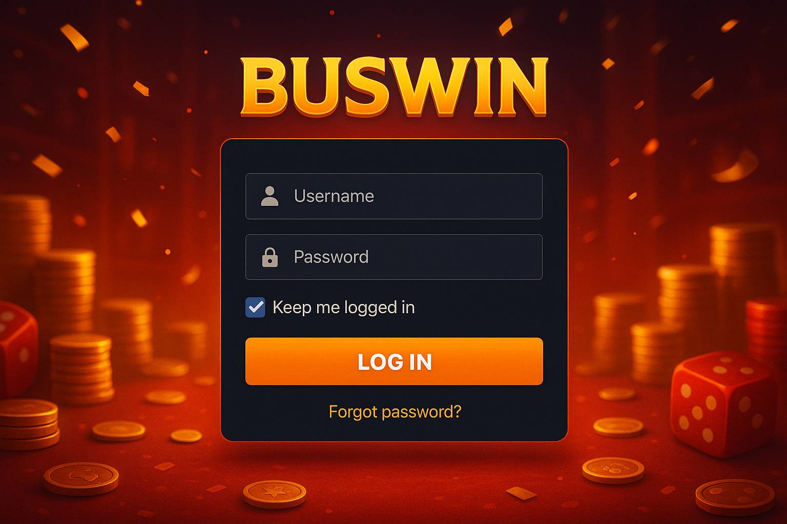 Login no Cassino BUSWIN